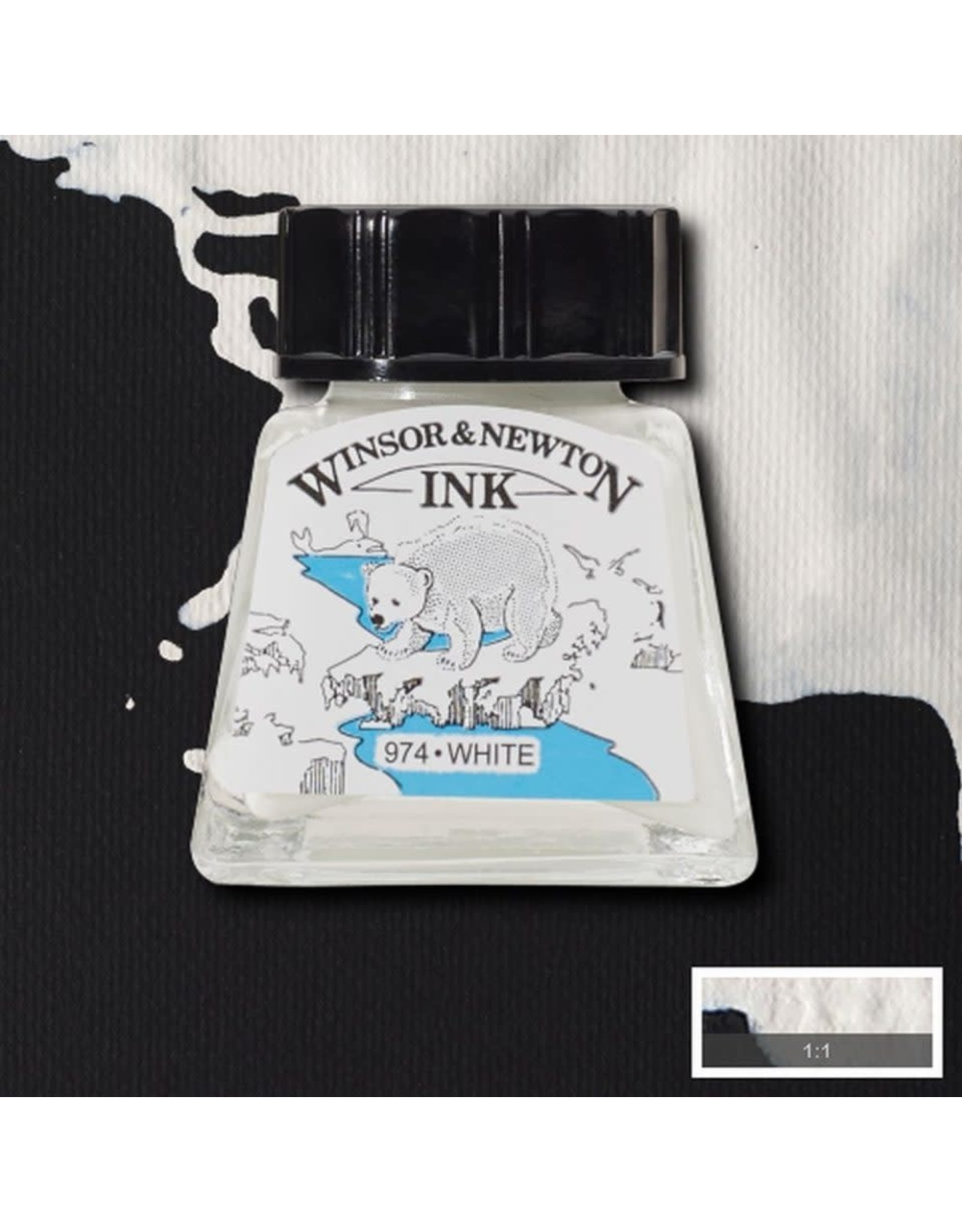 WINSOR & NEWTON WHITE DRAWING INK