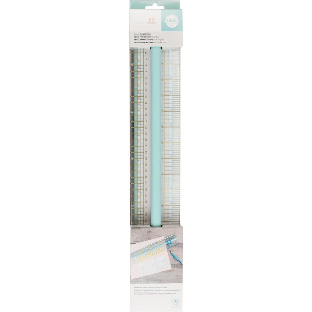 WE R MEMORY KEEPERS WE R MEMORY KEEPERS SUPREME18" CLEAR RULER