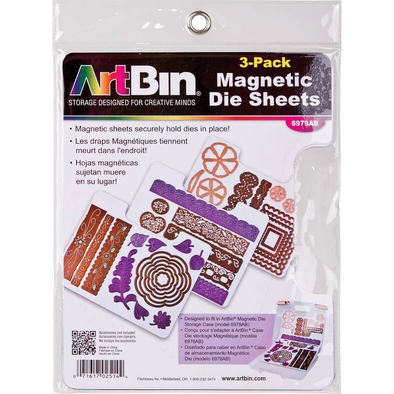 ARTBIN MAGNETIC DIE SHEETS 3PK