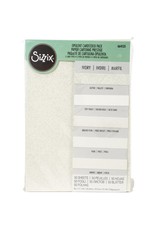 SIZZIX SIZZIX IVORY OPULENT CARDSTOCK PACK 5 TYPES/50 SHEETS