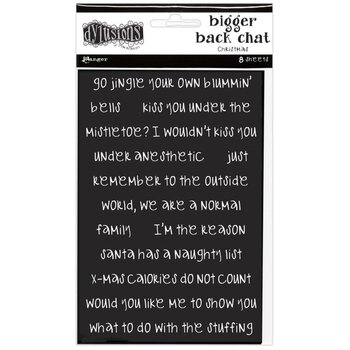 RANGER DYLUSIONS STICKERS CHRISTMAS BIGGER BACK CHAT STICKERS