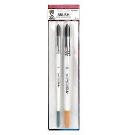 RANGER RANGER DINA WAKLEY MEDIA ROUND BRUSH SET #16 &  #20