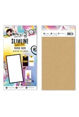STUDIOLIGHT STUDIOLIGHT ART BY MARLENE MIXED UP COLLECTION SLIMLINE DOUBLE LAYER PAPER PACK BLACK & WHITE 20 SHEETS