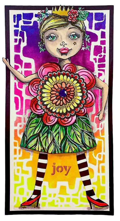 STUDIOLIGHT STUDIOLIGHT ART BY MARLENE MIXED UP COLLECTION SLIMLINE DOUBLE LAYER PAPER PACK BLACK & WHITE 20 SHEETS