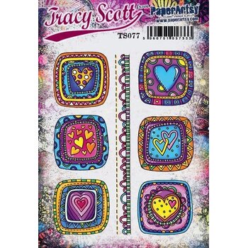 PAPER ARTSY PAPER ARTSY TRACY SCOTT TS077 CLING STAMP SET