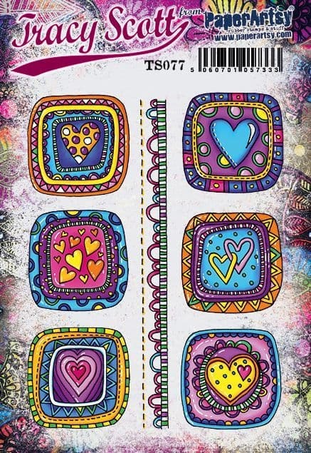 PAPER ARTSY PAPER ARTSY TRACY SCOTT TS077 CLING STAMP SET
