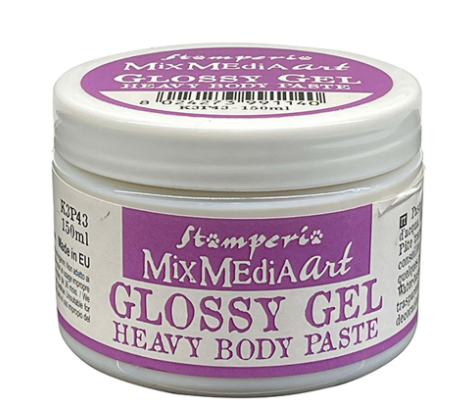 STAMPERIA STAMPERIA MIX MEDIA ART GLOSSY GEL HEAVY BODY PASTE 150ml