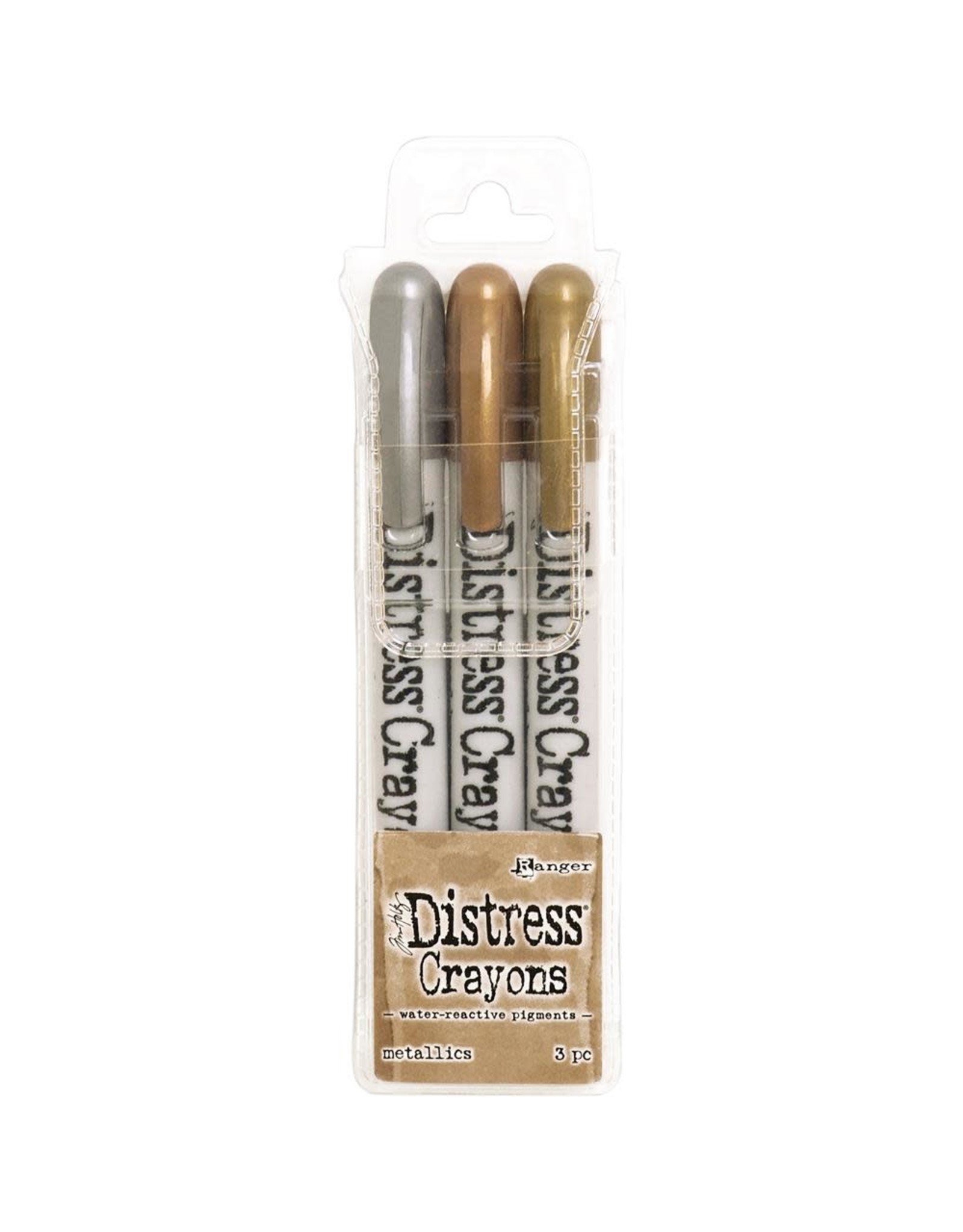 RANGER TIM HOLTZ DISTRESS CRAYONS METALLICS SET 3PK