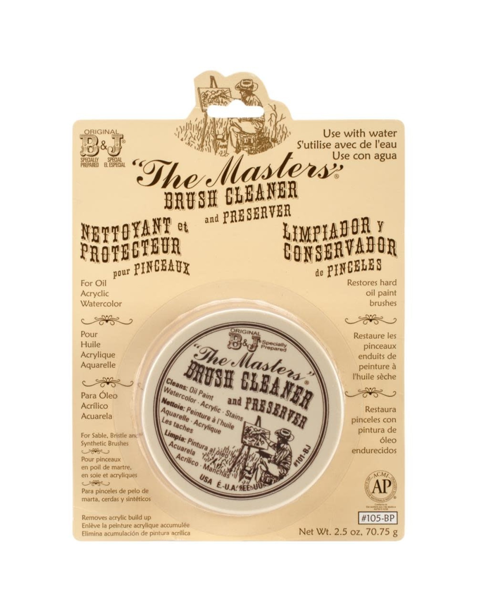 GENERAL PENCIL COMPANY THE MASTERS BRUSH CLEANER AND PRESERVER