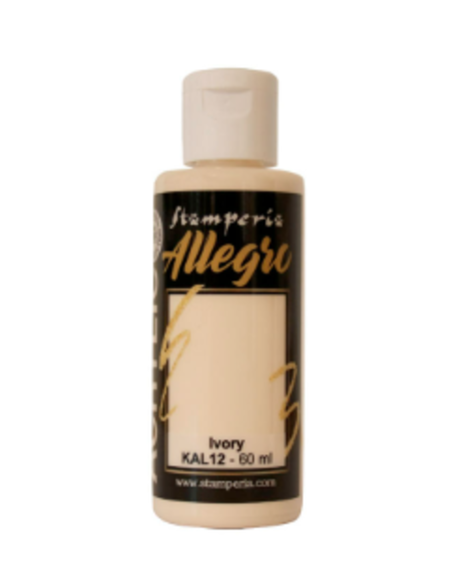 STAMPERIA STAMPERIA ALLEGRO PAINT 60ML IVORY