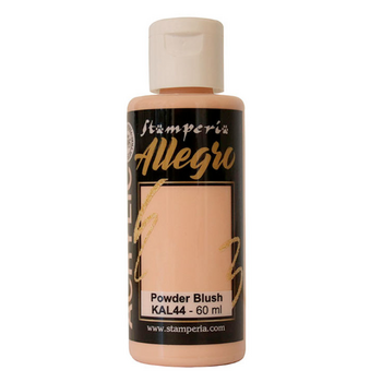 STAMPERIA STAMPERIA ALLEGRO PAINT 60ML POWDER BLUSH