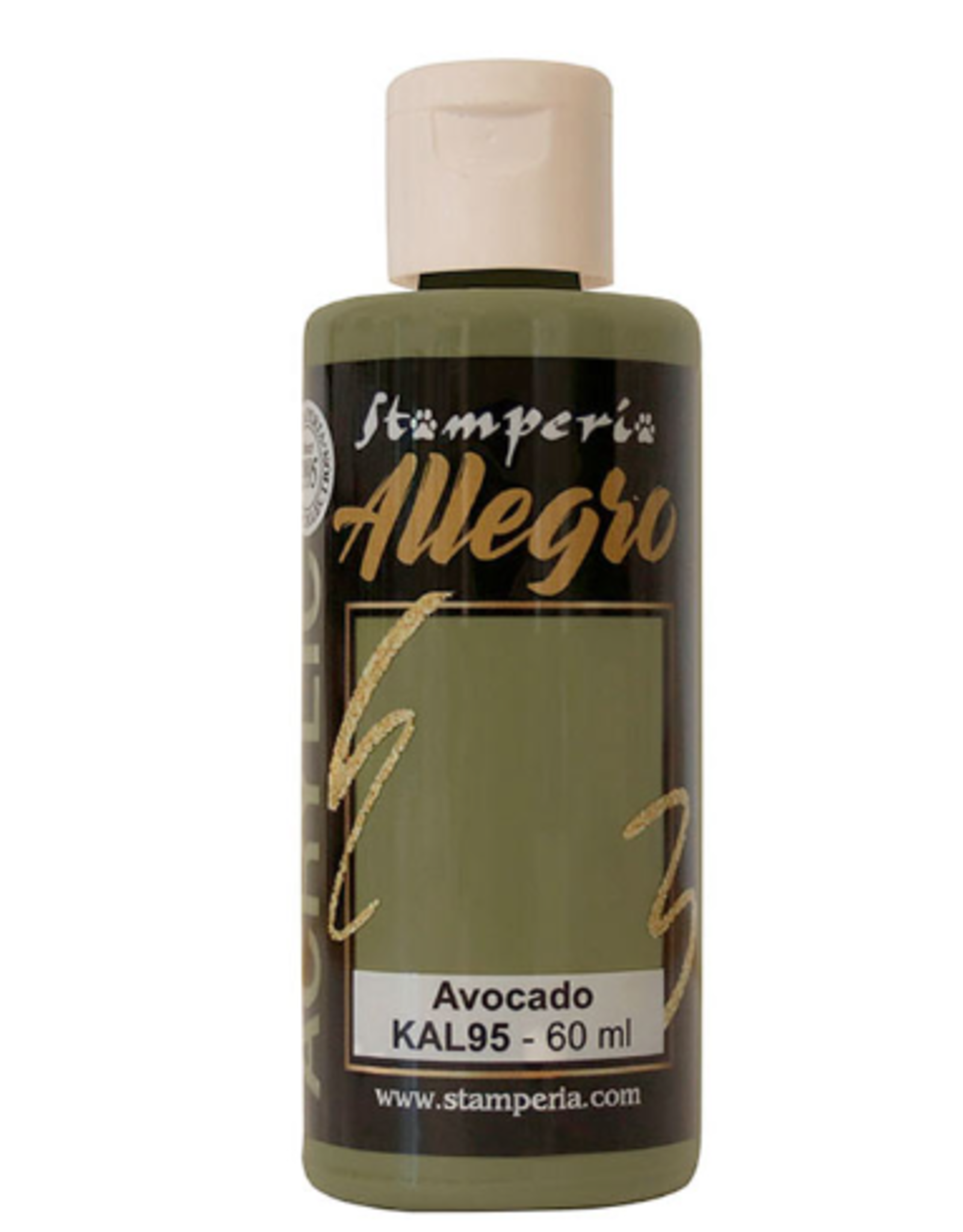 STAMPERIA STAMPERIA ALLEGRO PAINT 60ML AVACADO