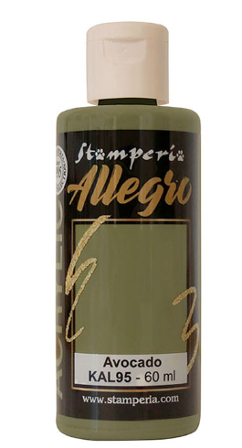 STAMPERIA STAMPERIA ALLEGRO PAINT 60ML AVOCADO