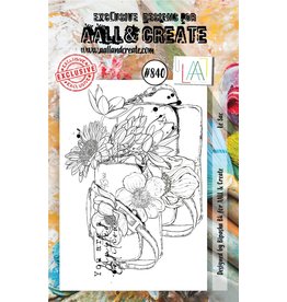 AALL & CREATE AALL & CREATE BIPASHA BK #840 LE SAC A7 ACRYLIC STAMP SET