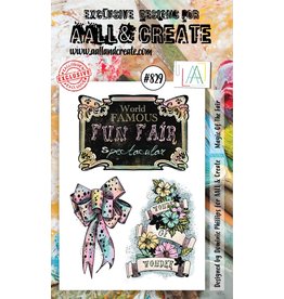 AALL & CREATE AALL & CREATE DOMINIC PHILLIPS #829 MAGIC OF THE FAIR A6 ACRYLIC STAMP SET