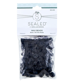 SPELLBINDERS SPELLBINDERS SEALED BY SPELLBINDERS COLLECTION BLACK WAX BEADS 100/PK