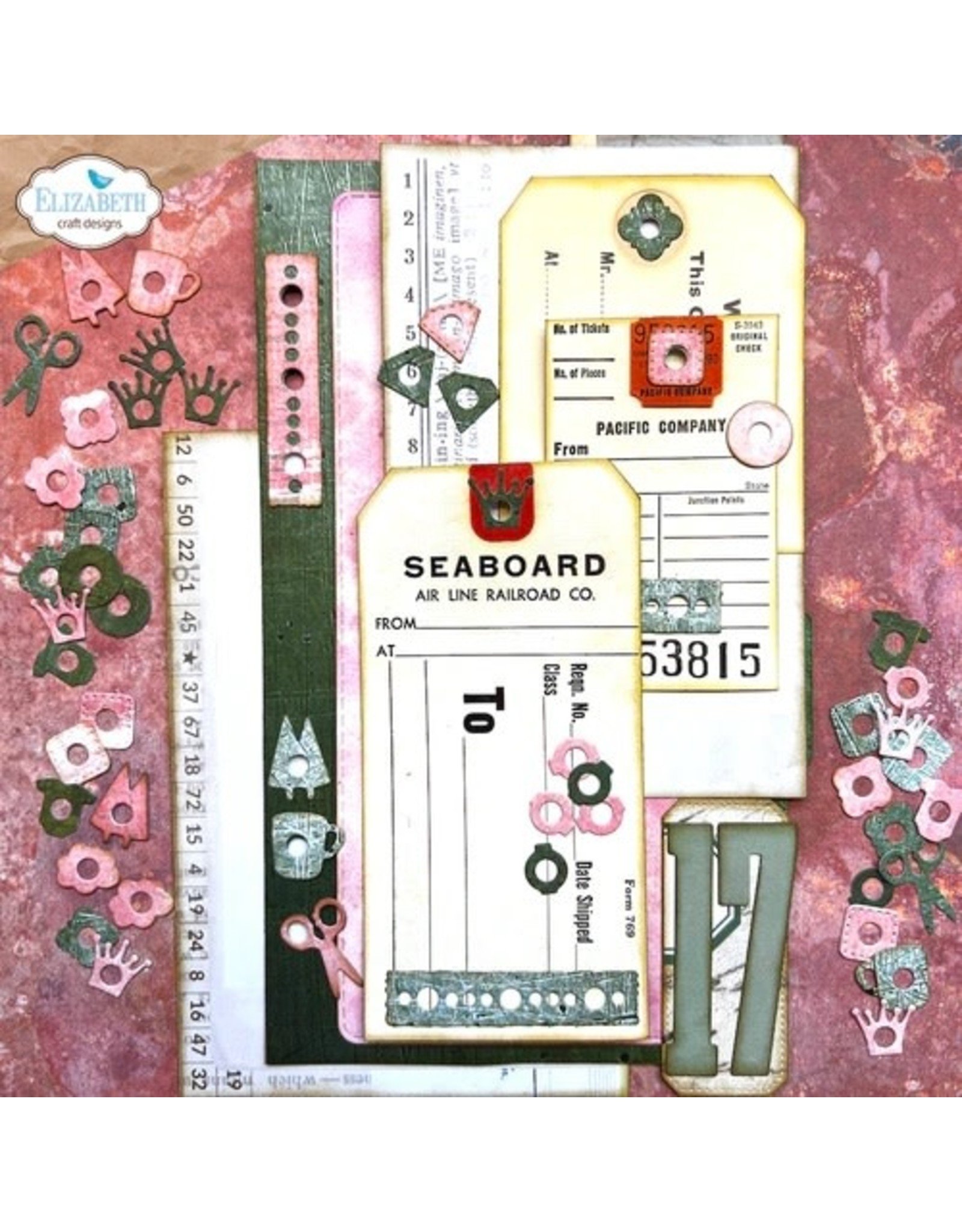 ELIZABETH CRAFT DESIGNS ELIZABETH CRAFT DESIGNS PLANNER ESSENTIALS DIE SET REINFORCEMENT PACK 3