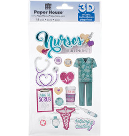 PAPER HOUSE PRODUCTIONS PAPER HOUSE NURSES 3D STICKERS