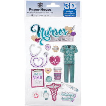 PAPER HOUSE PRODUCTIONS PAPER HOUSE NURSES 3D STICKERS