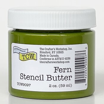 CRAFTERS WORKSHOP THE CRAFTER'S WORKSHOP FERN STENCIL BUTTER 2oz
