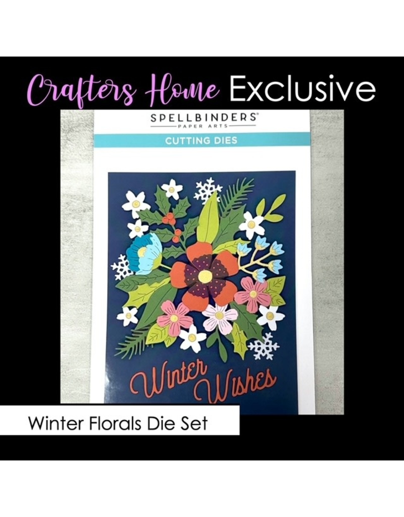 Spellbinders - Dies - Winter Florals / 22 Pieces