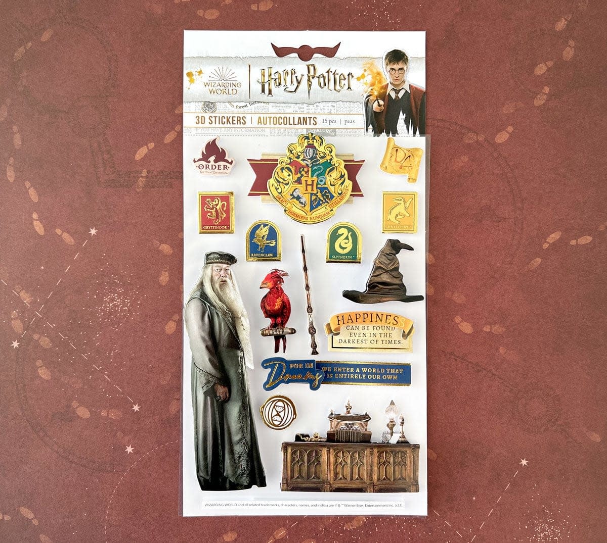PAPER HOUSE PRODUCTIONS PAPER HOUSE HARRY POTTER DUMBLEDORE 3D STICKERS