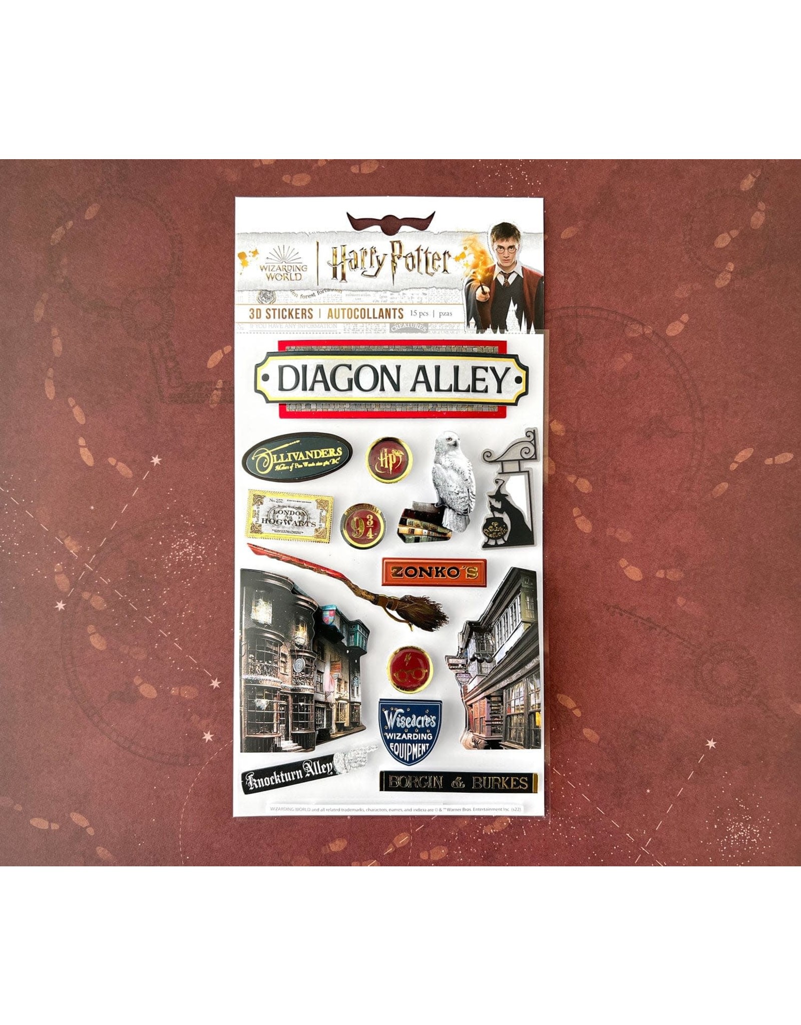 PAPER HOUSE PRODUCTIONS PAPER HOUSE HARRY POTTER DIAGON ALLEY 3D STICKERS