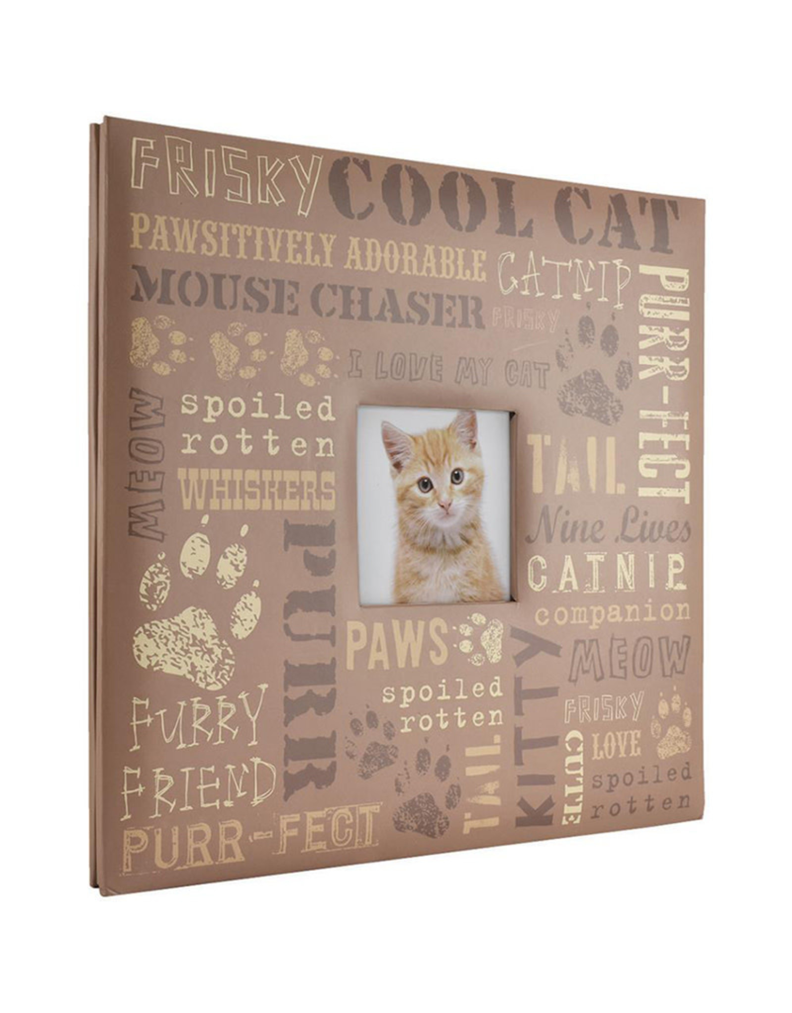 MBI MBI EXPRESSIONS COOL CAT  POST-BOUND 12x12 ALBUM WITH WINDOW