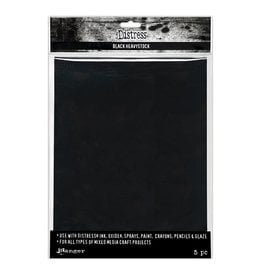 RANGER TIM HOLTZ DISTRESS BLACK HEAVYSTOCK CARDSTOCK 8.5x11 CARDSTOCK 5/PK