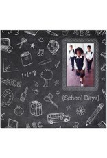 MBI MBI SCHOOL DAYS CHALKBOARD POST-BOUND 12x12 ALBUM WITH WINDOW