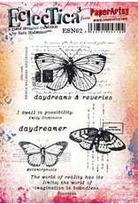 PAPER ARTSY PAPER ARTSY ECLECTICA SARA NAUMANN ESN62 CLING STAMP SET
