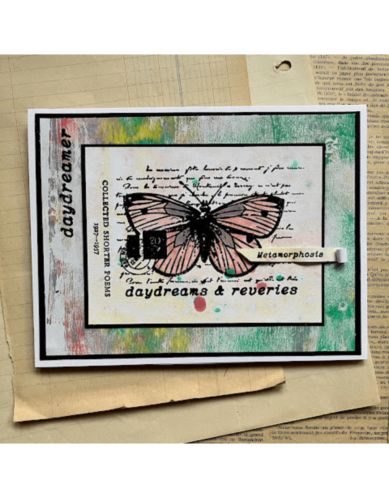 PAPER ARTSY PAPER ARTSY ECLECTICA SARA NAUMANN ESN62 CLING STAMP SET