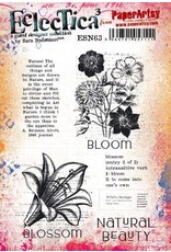 PAPER ARTSY PAPER ARTSY ECLECTICA SARA NAUMANN ESN63 CLING STAMP SET