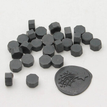 DIY & CIE DIY & CIE GRIS FONCÉ/DARK GRAY PASTILLES DE CIRE/WAX BEADS