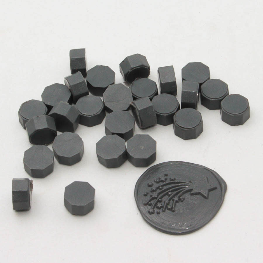 DIY & CIE DIY & CIE GRIS FONCÉ/DARK GRAY PASTILLES DE CIRE/WAX BEADS