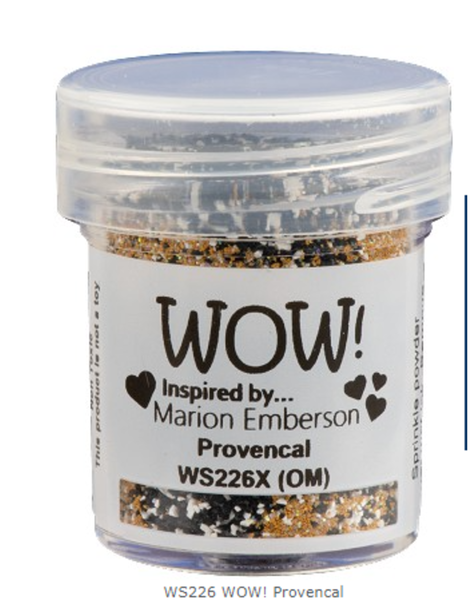 WOW! WOW! MARION EMBERSON PROVENCAL EMBOSSING GLITTER 0.5OZ