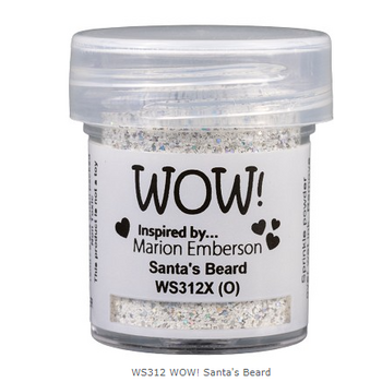 WOW! WOW! MARION EMBERSON SANTA'S BEARD EMBOSSING GLITTER 0.5OZ