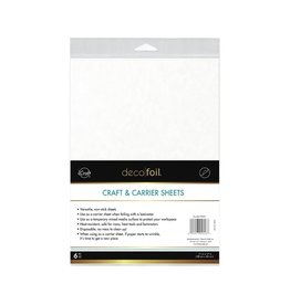THERMOWEB ICRAFT DECO FOIL CRAFT & CARRIER SHEETS 11x7 6 SHEETS