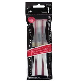 KURETAKE KURETAKE ZIG WINK OF STELLA BRUSH CLEAR GLITTER MARKERS 3/PK