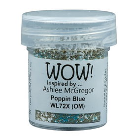 WOW! WOW! ASHLEE MCGREGOR POPPIN BLUE EMBOSSING POWDER 0.5OZ