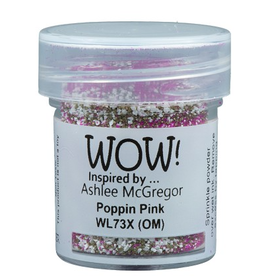 WOW! WOW! ASHLEE MCGREGOR POPPIN PINK EMBOSSING POWDER