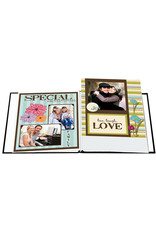 PIONEER PIONEER BLACK LEATHERETTE POST-BOUND 8x8 ALBUM