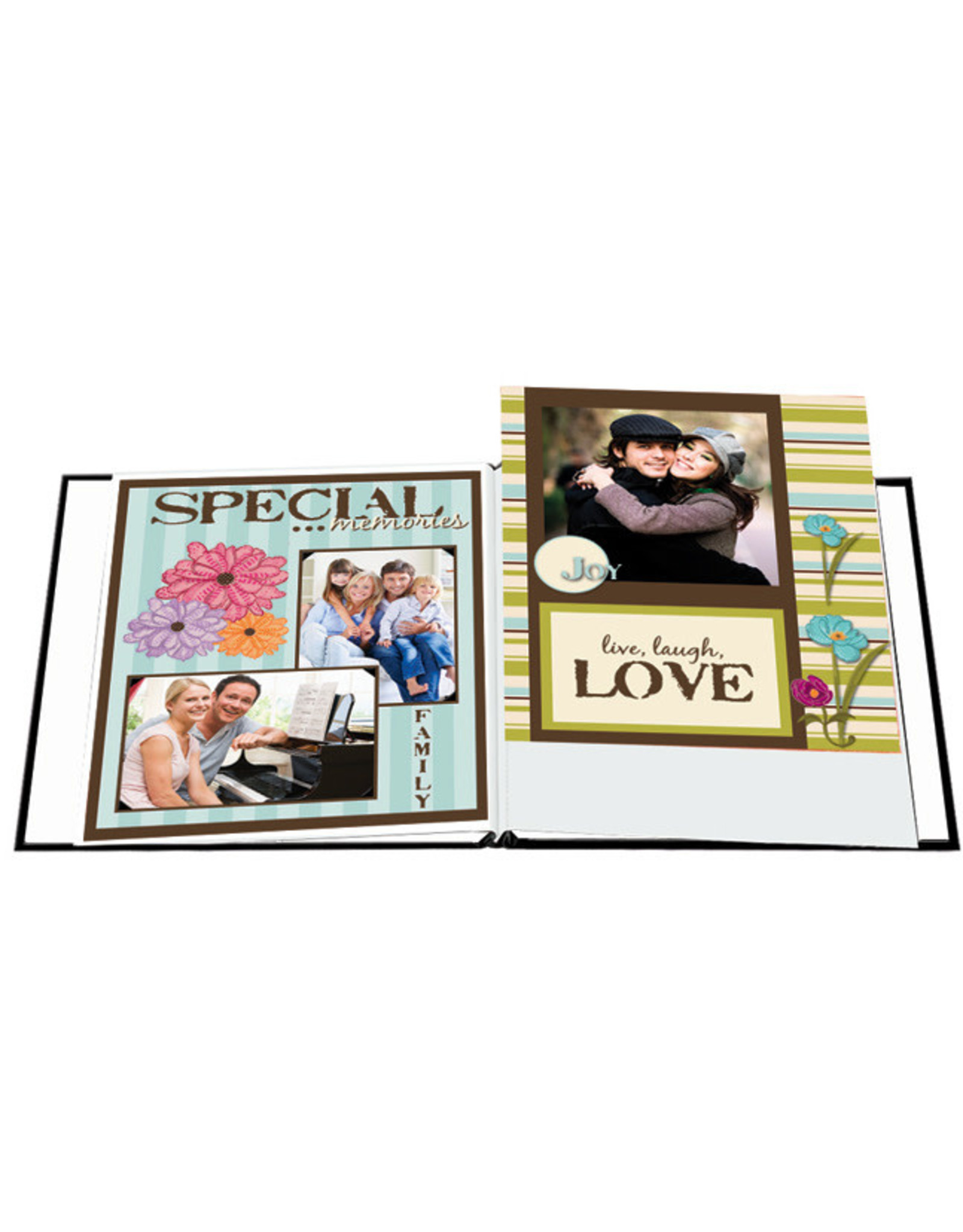 PIONEER PIONEER BLACK LEATHERETTE POST-BOUND 8x8 ALBUM