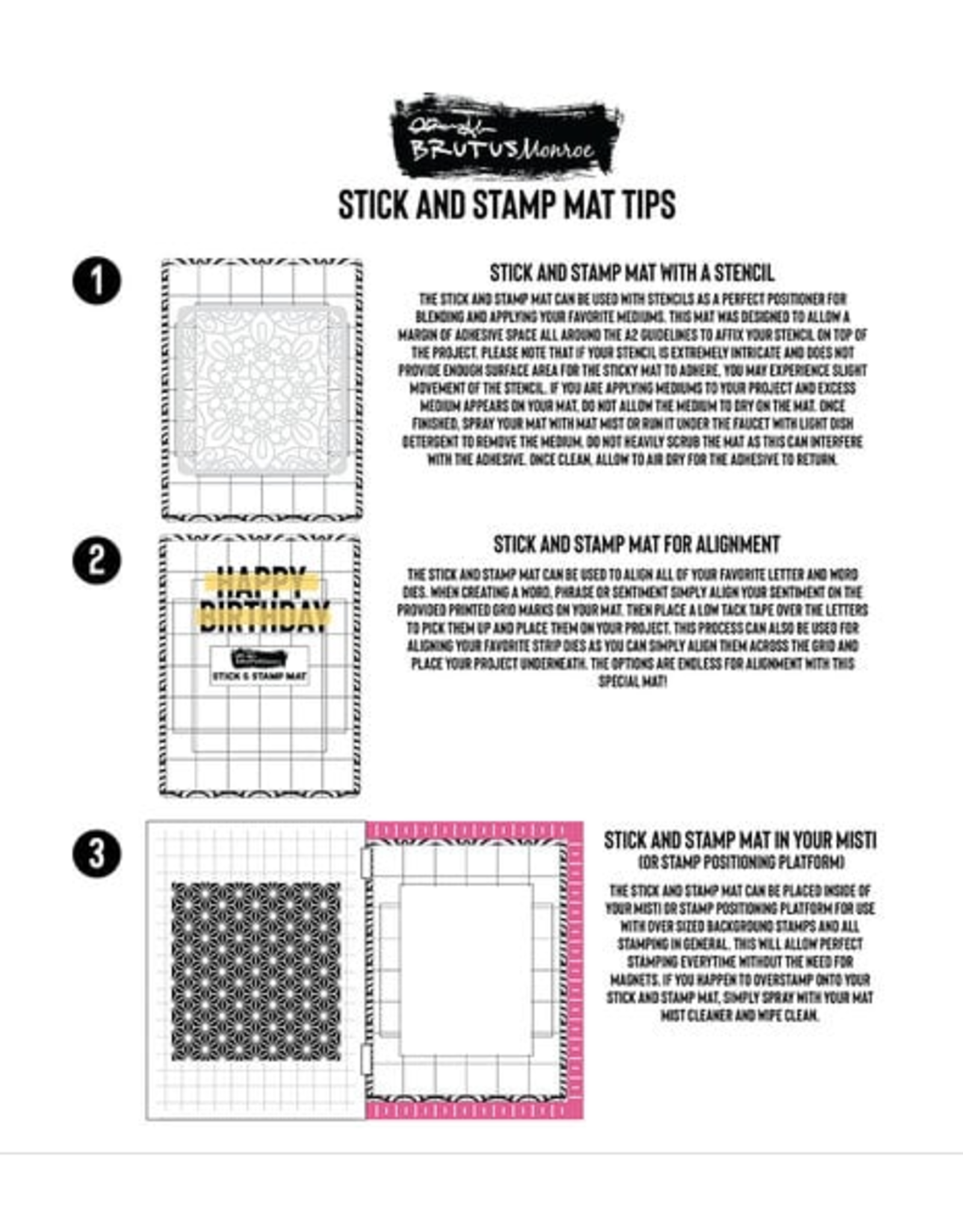 BRUTUS MONROE BRUTUS MONROE STICK & STAMP MAT