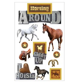 PAPER HOUSE PRODUCTIONS PAPER HOUSE HORSING AROUND 3D STICKERS