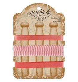 GRAPHIC 45 GRAPHIC 45 PRECIOUS PINK TRIM