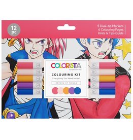 SPECTRUM NOIR SPECTRUM NOIR COLORISTA HEROES OF MANGA COLOURING KIT