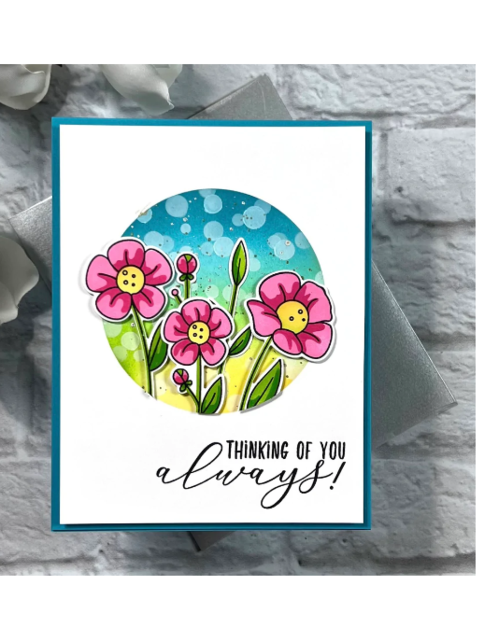LDRS CREATIVE LDRS CREATIVE FLOWER DOODLES 4x6 CLEAR STAMP SET
