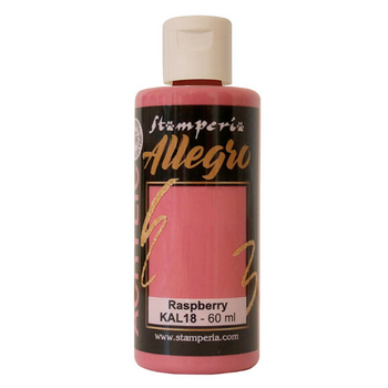 STAMPERIA STAMPERIA ALLEGRO PAINT 60ML RASPBERRY