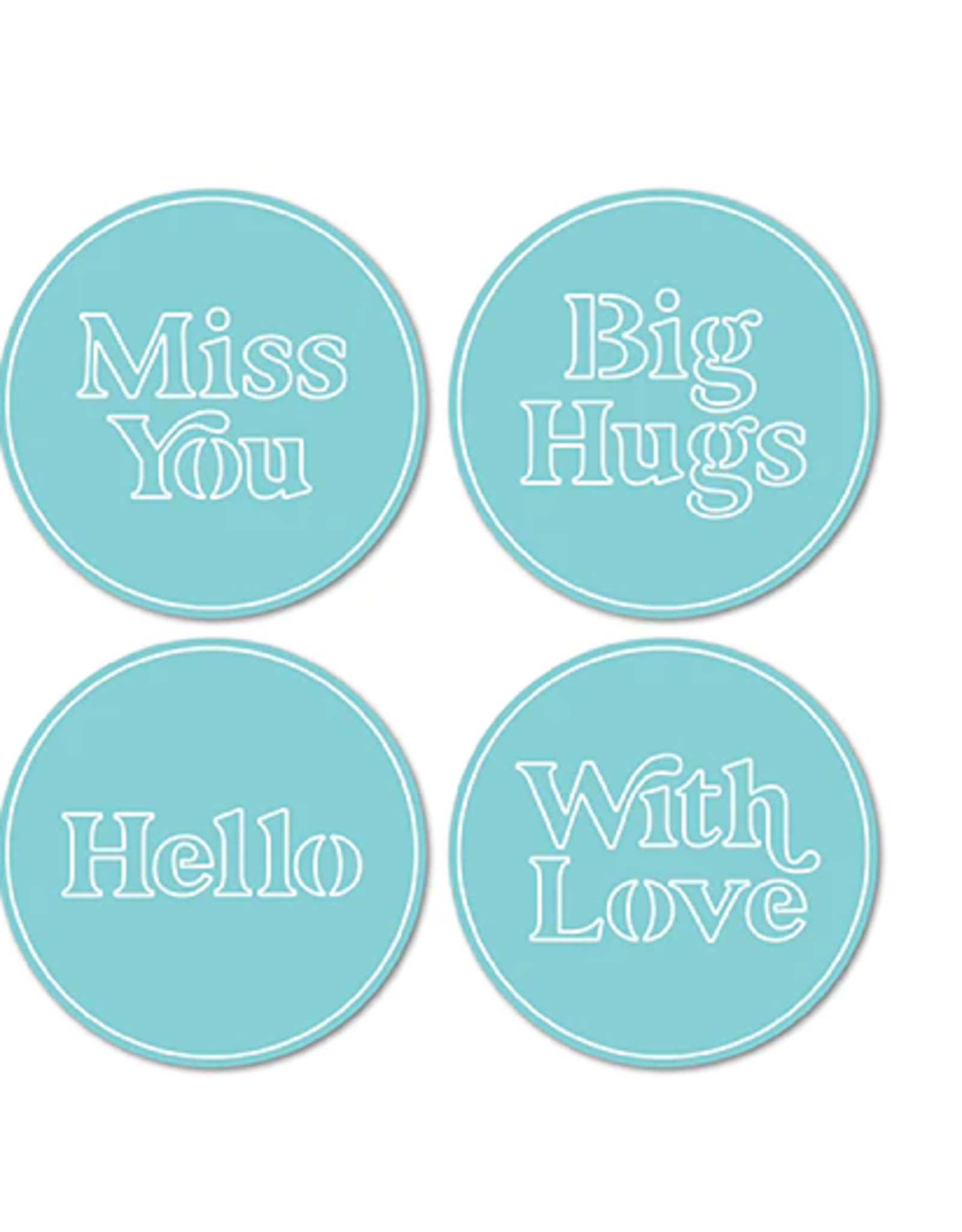 LDRS CREATIVE LDRS CREATIVE CIRCLE PHRASE INSERT DIE SET